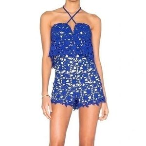 JOA Summer Cutout Romper